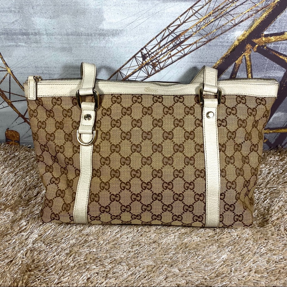 Gucci Vintage Abbey GG D-Ring Shoulder Bag - Picture 11 of 15